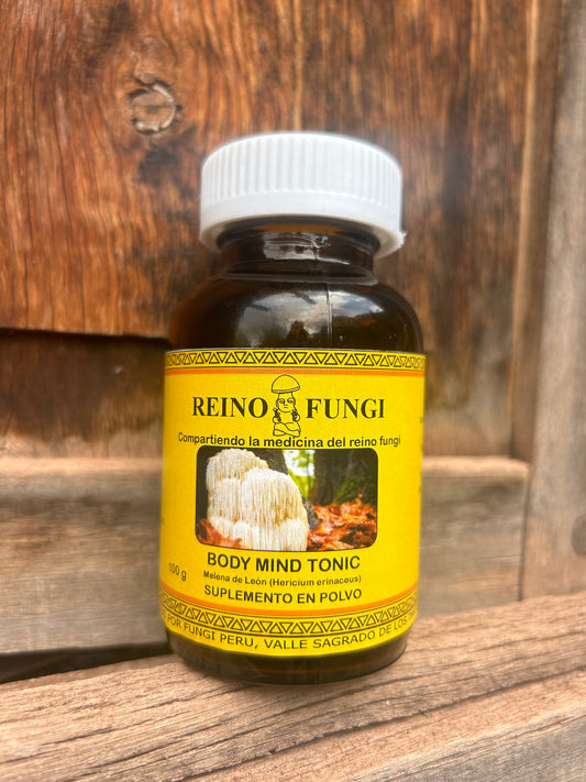 BODY & MIND Tonic (con hongos Cordyceps y Melena de León)